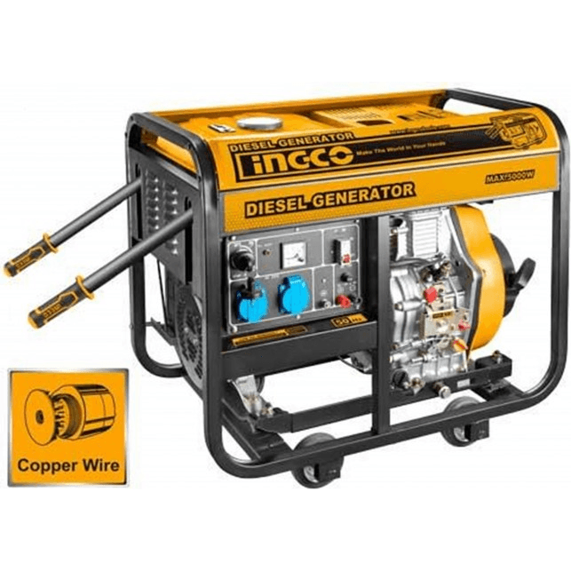 Ingco GDE60001-5P Diesel Generator 6KVA - KHM Megatools Corp. Ingco GDE60001-5P Diesel Generator 6KVA - KHM Megatools Corp.